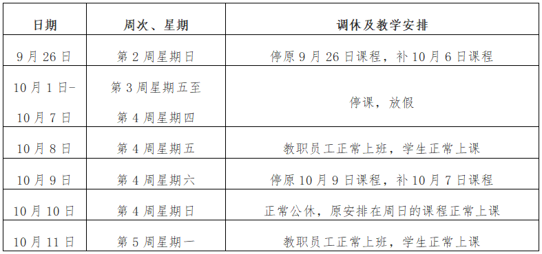 教学工作安排